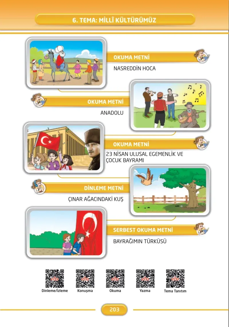 3. Sınıf Türkçe Ders Kitabı Cevapları İlke Yayınları Sayfa 203