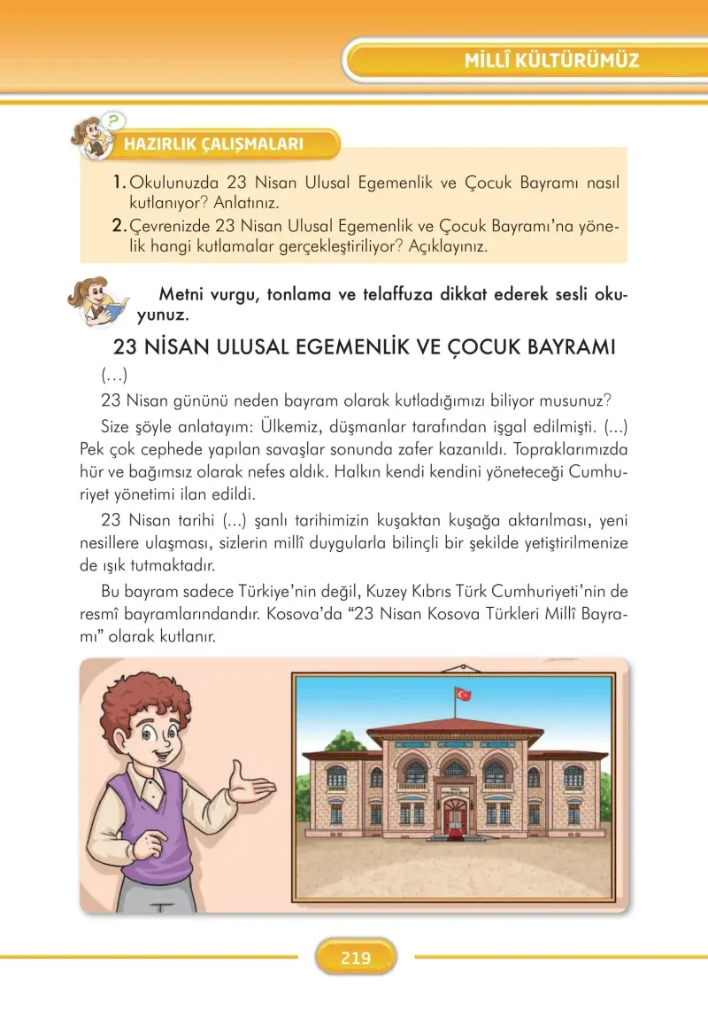 3. Sınıf Türkçe Ders Kitabı Cevapları İlke Yayınları Sayfa 219