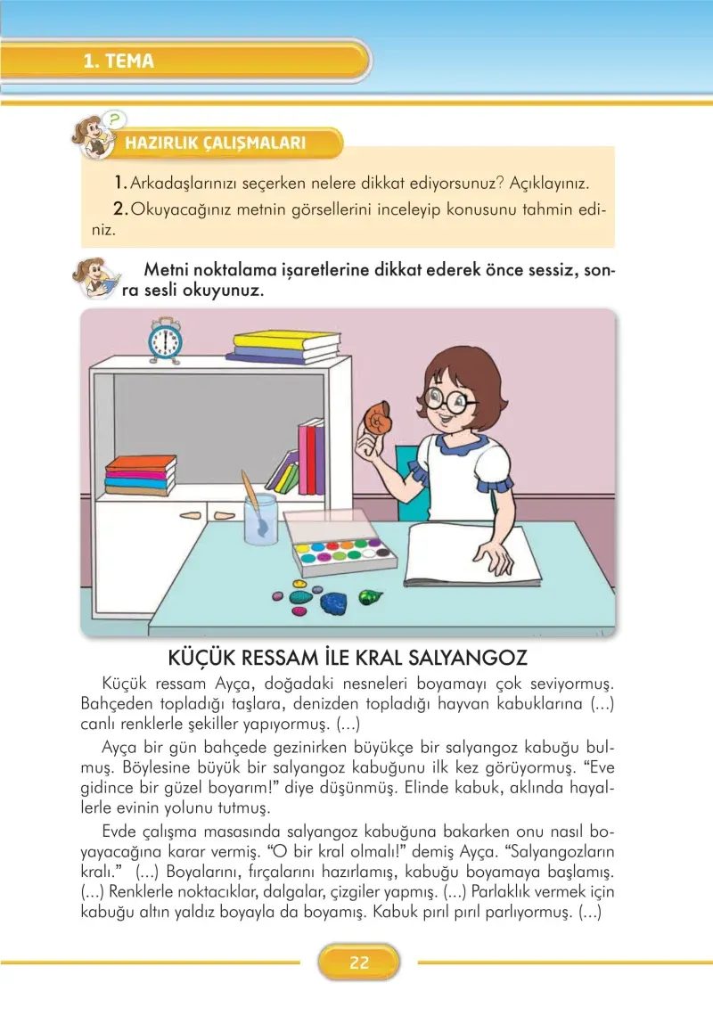 3. Sınıf Türkçe Ders Kitabı Cevapları İlke Yayınları Sayfa 22