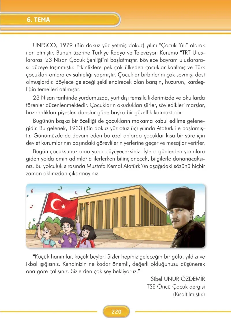 3. Sınıf Türkçe Ders Kitabı Cevapları İlke Yayınları Sayfa 220