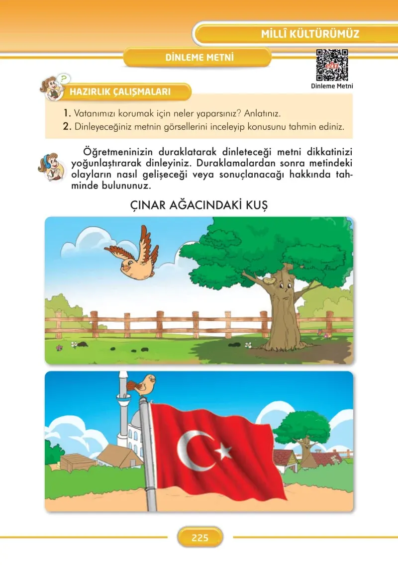 3. Sınıf Türkçe Ders Kitabı Cevapları İlke Yayınları Sayfa 225