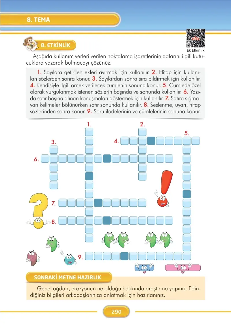 3. Sınıf Türkçe Ders Kitabı Cevapları İlke Yayınları Sayfa 290
