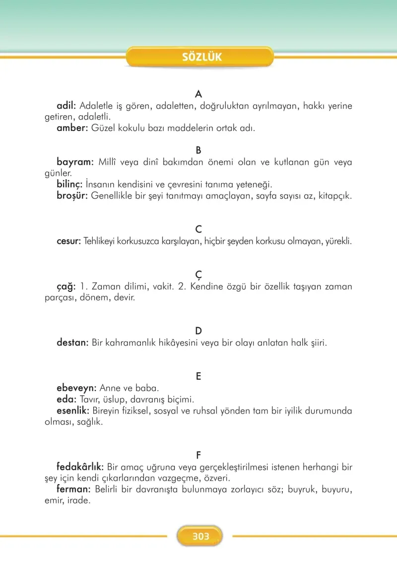 3. Sınıf Türkçe Ders Kitabı Cevapları İlke Yayınları Sayfa 303
