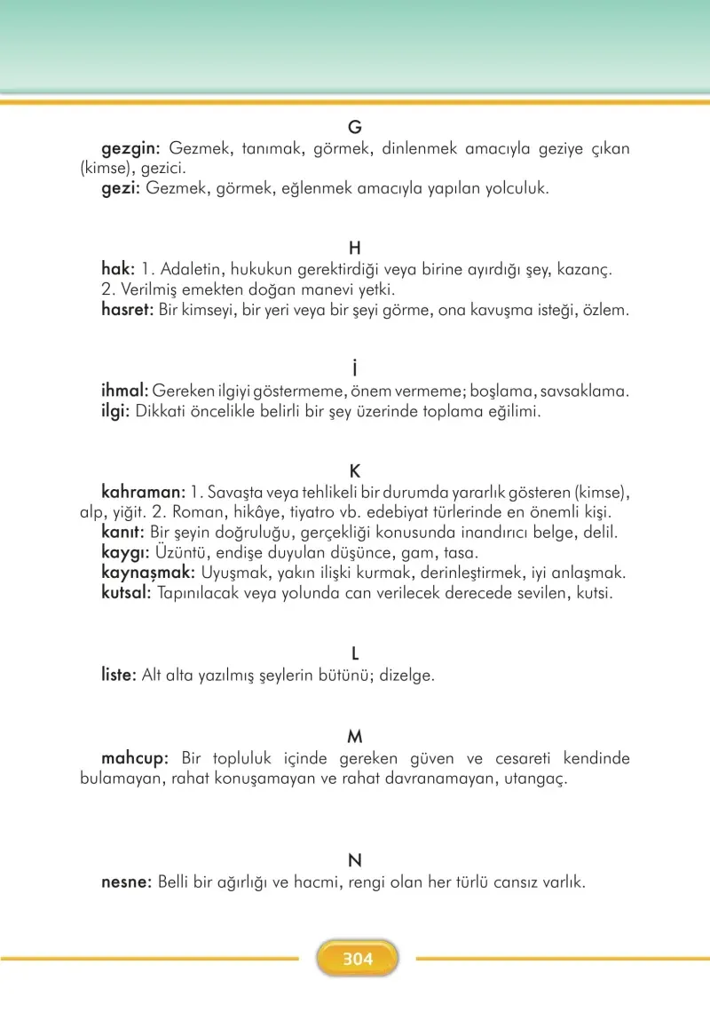 3. Sınıf Türkçe Ders Kitabı Cevapları İlke Yayınları Sayfa 304