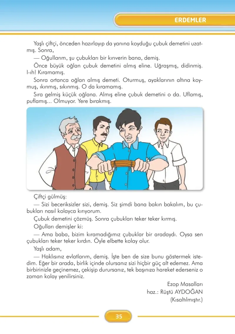 3. Sınıf Türkçe Ders Kitabı Cevapları İlke Yayınları Sayfa 35