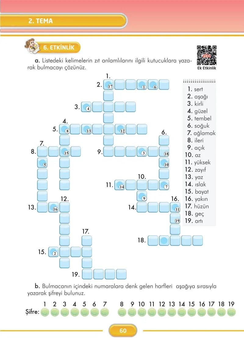 3. Sınıf Türkçe Ders Kitabı Cevapları İlke Yayınları Sayfa 60