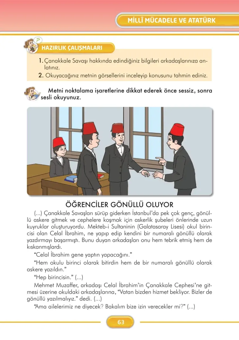 3. Sınıf Türkçe Ders Kitabı Cevapları İlke Yayınları Sayfa 63