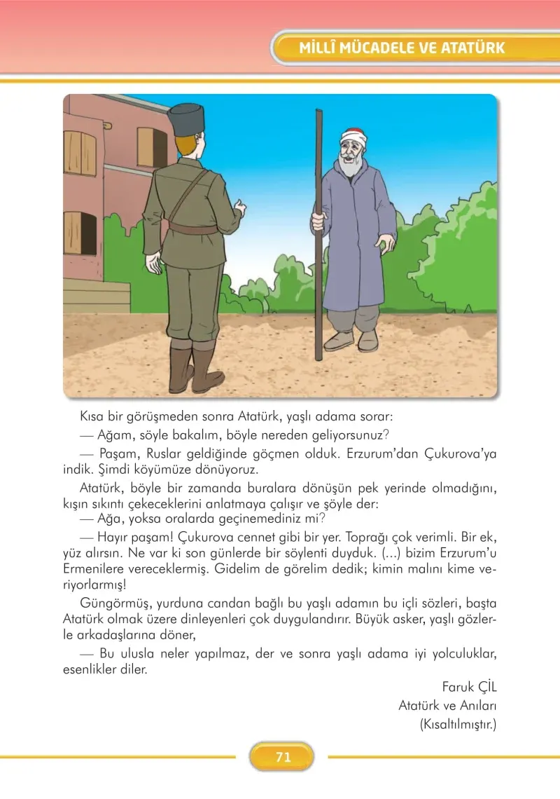 3. Sınıf Türkçe Ders Kitabı Cevapları İlke Yayınları Sayfa 71
