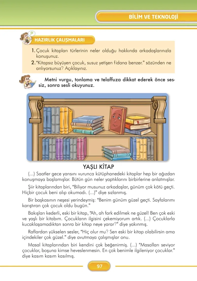 3. Sınıf Türkçe Ders Kitabı Cevapları İlke Yayınları Sayfa 97