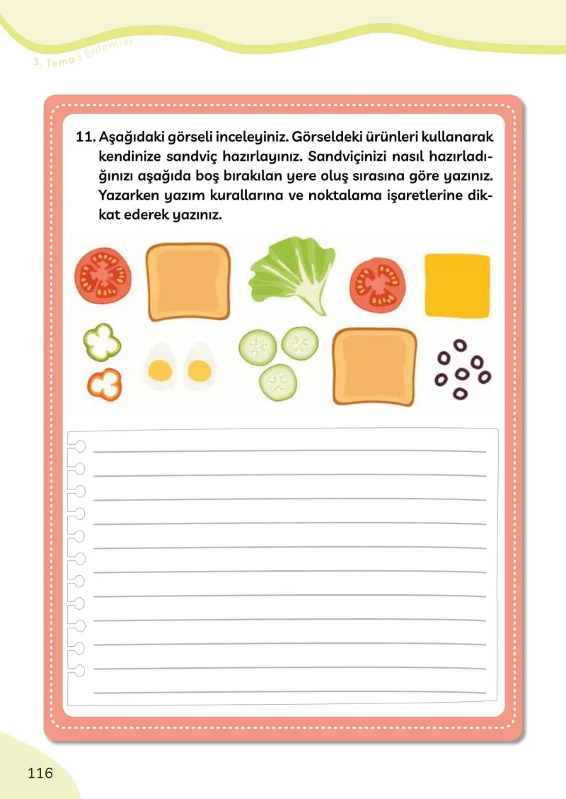 3. Sınıf Türkçe Ders Kitabı Cevapları Meb Yayınları Sayfa 116