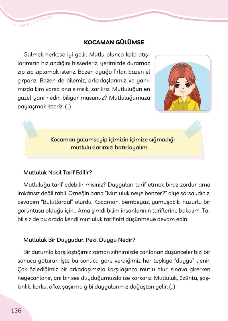 3. Sınıf Türkçe Ders Kitabı Cevapları Meb Yayınları Sayfa 136