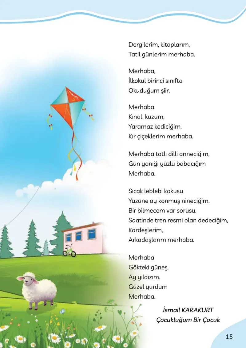 3. Sınıf Türkçe Ders Kitabı Cevapları Meb Yayınları Sayfa 15