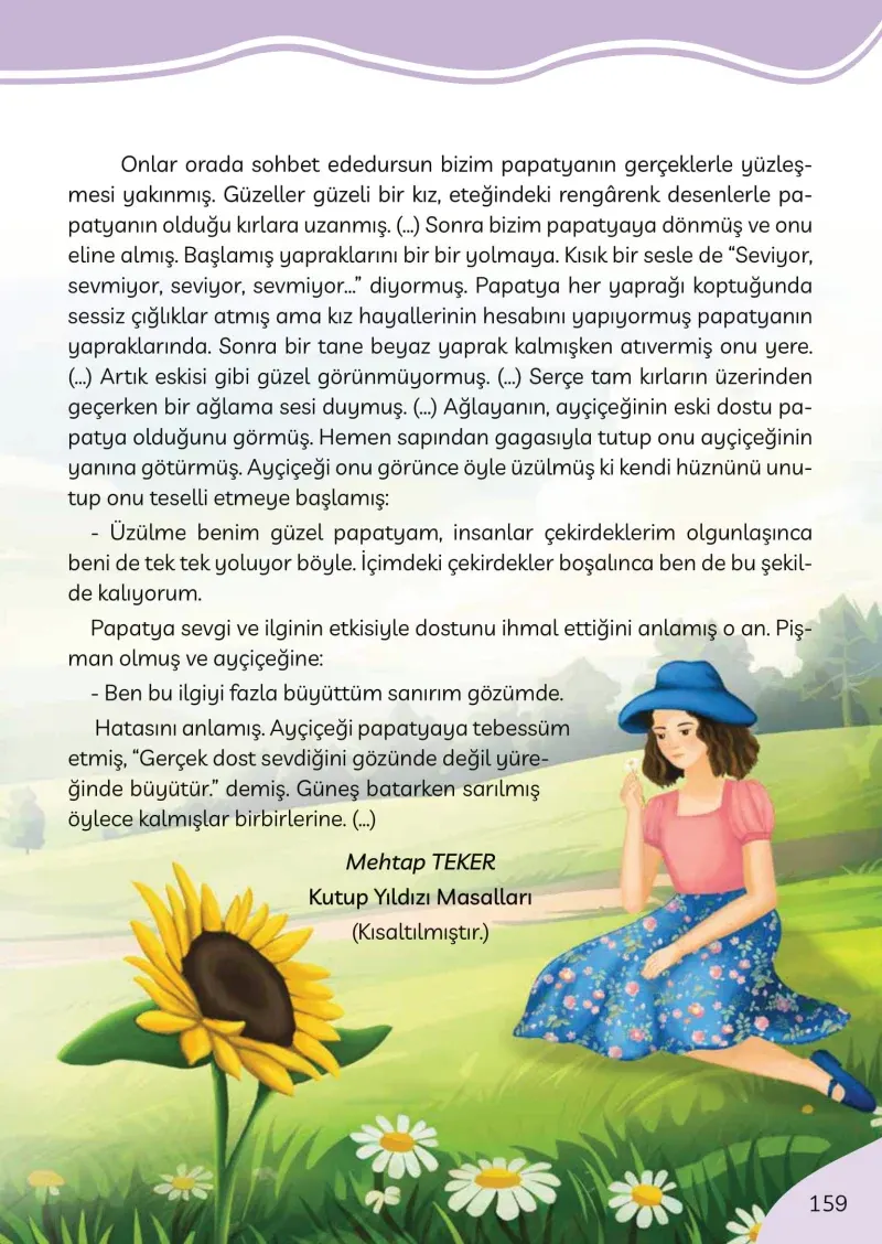 3. Sınıf Türkçe Ders Kitabı Cevapları Meb Yayınları Sayfa 159