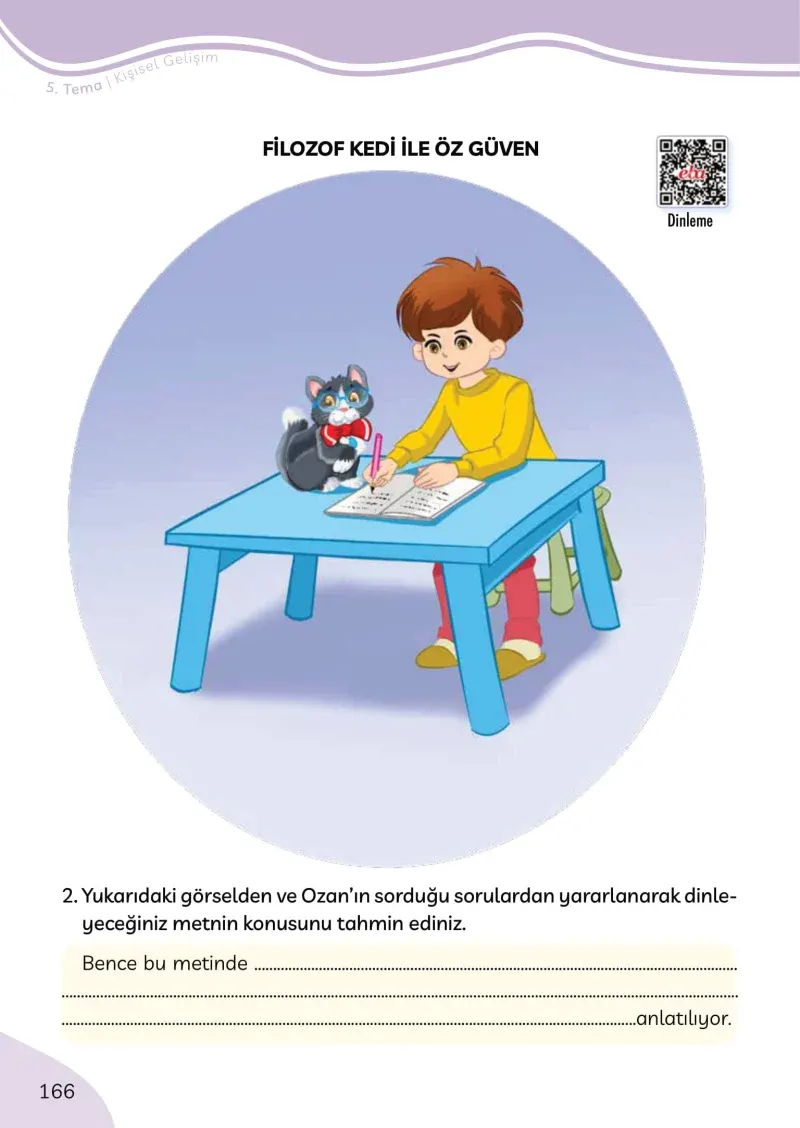 3. Sınıf Türkçe Ders Kitabı Cevapları Meb Yayınları Sayfa 166