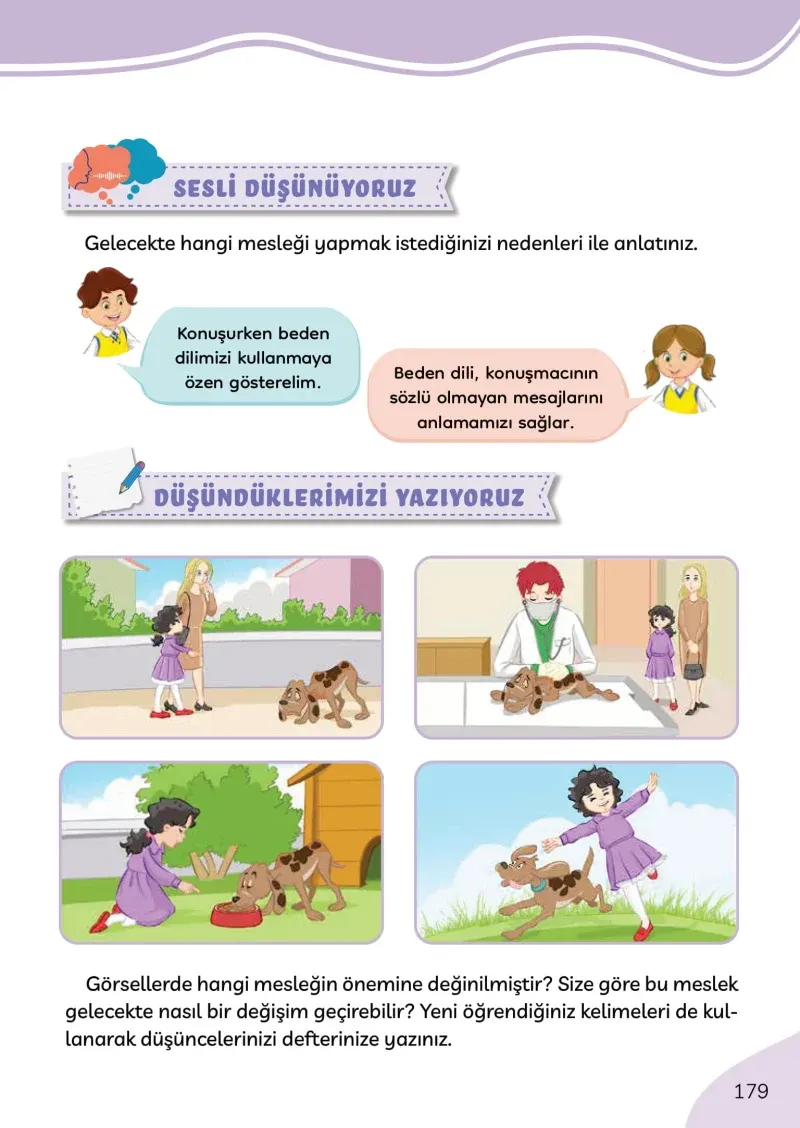 3. Sınıf Türkçe Ders Kitabı Cevapları Meb Yayınları Sayfa 179