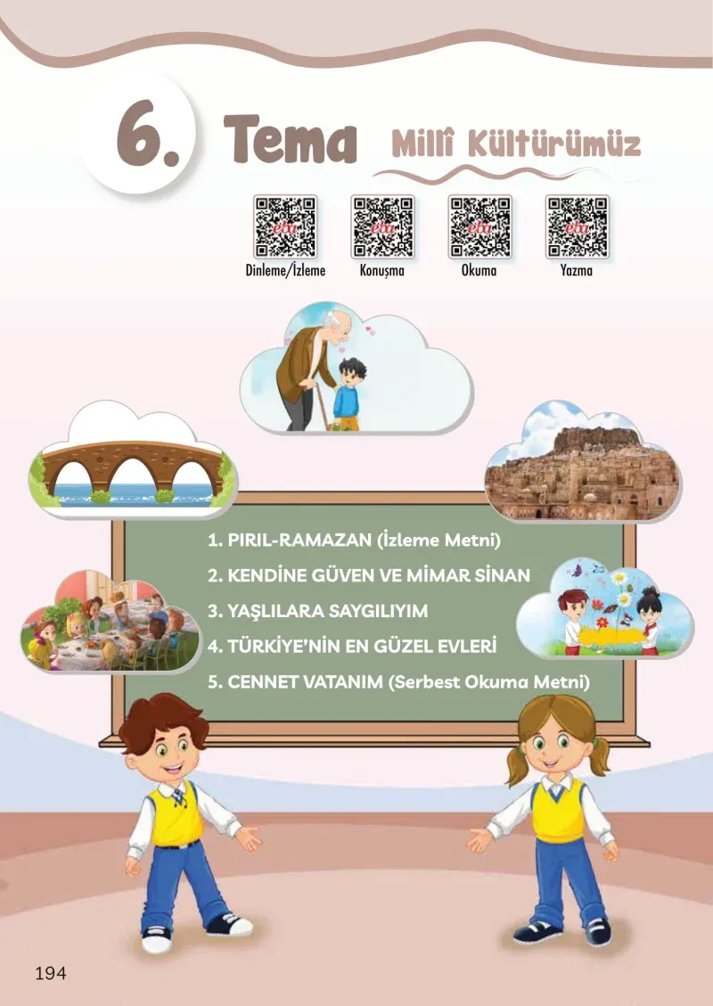 3. Sınıf Türkçe Ders Kitabı Cevapları Meb Yayınları Sayfa 194