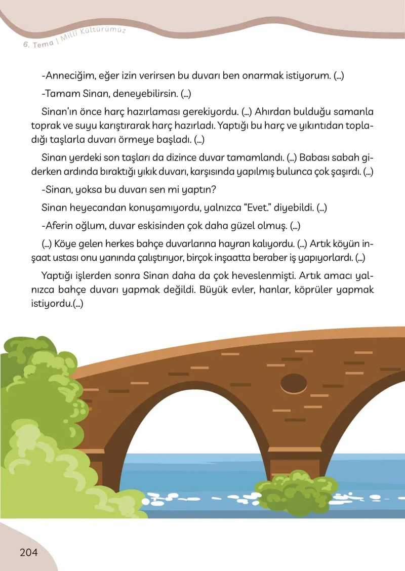 3. Sınıf Türkçe Ders Kitabı Cevapları Meb Yayınları Sayfa 204