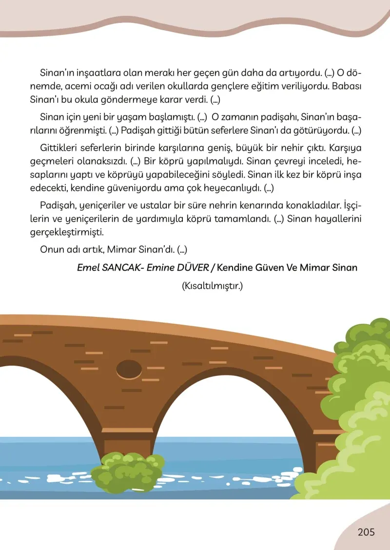 3. Sınıf Türkçe Ders Kitabı Cevapları Meb Yayınları Sayfa 205