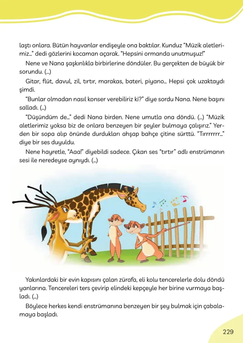 3. Sınıf Türkçe Ders Kitabı Cevapları Meb Yayınları Sayfa 229