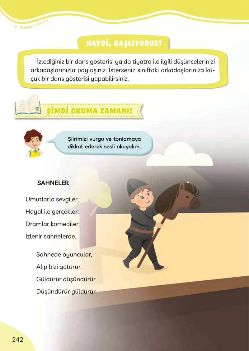 3. Sınıf Türkçe Ders Kitabı Cevapları Meb Yayınları Sayfa 242