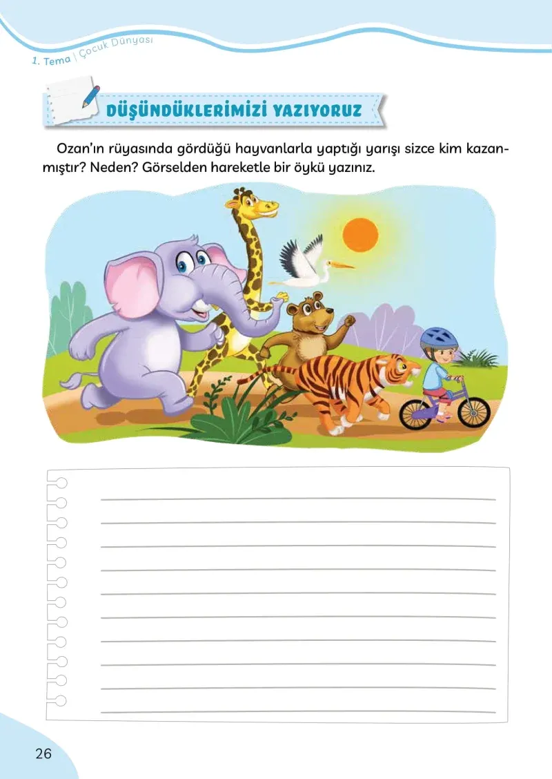 3. Sınıf Türkçe Ders Kitabı Cevapları Meb Yayınları Sayfa 26