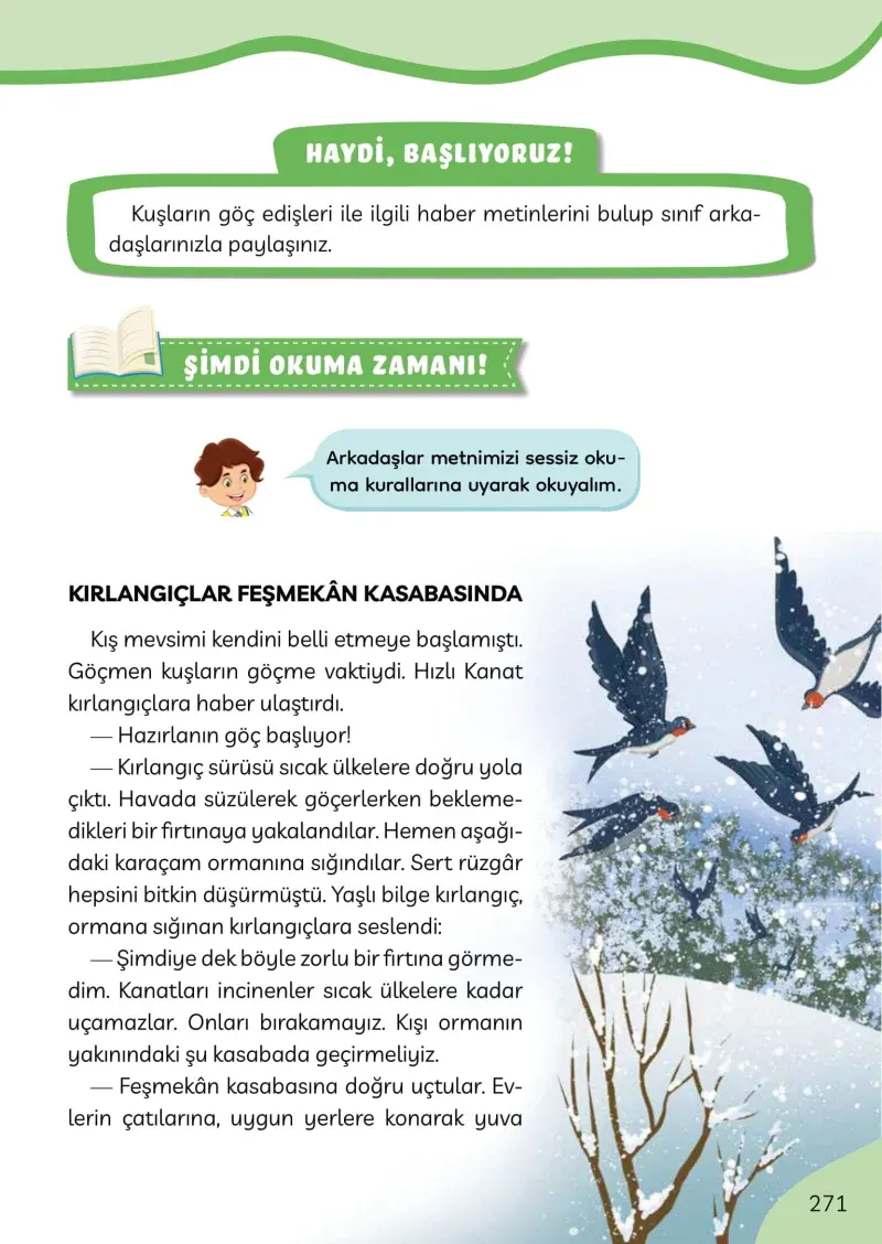 3. Sınıf Türkçe Ders Kitabı Cevapları Meb Yayınları Sayfa 271