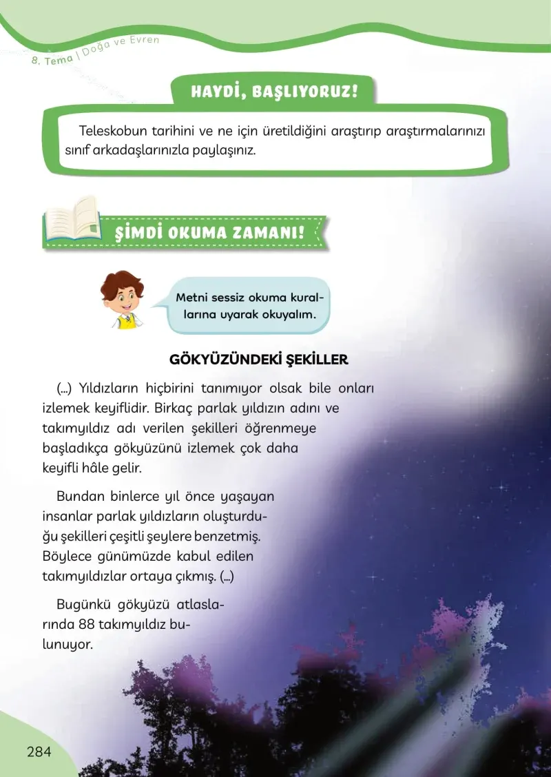 3. Sınıf Türkçe Ders Kitabı Cevapları Meb Yayınları Sayfa 284