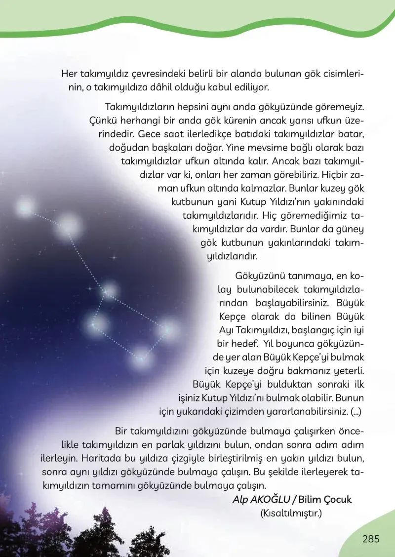 3. Sınıf Türkçe Ders Kitabı Cevapları Meb Yayınları Sayfa 285