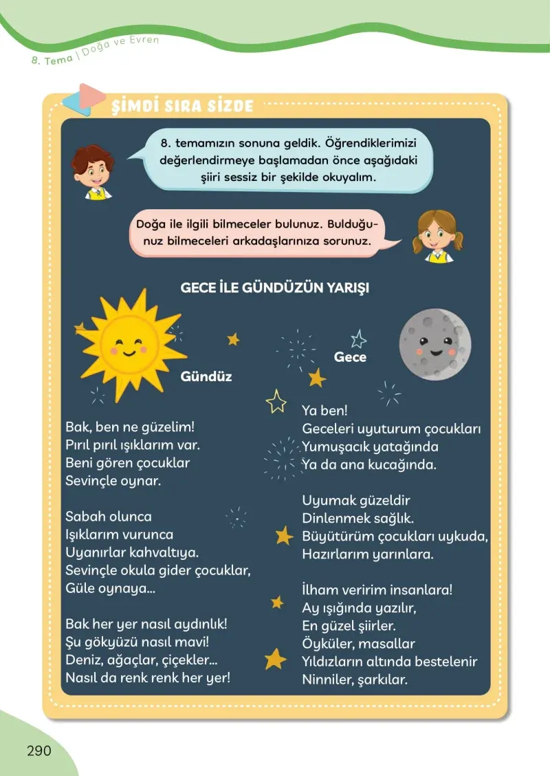 3. Sınıf Türkçe Ders Kitabı Cevapları Meb Yayınları Sayfa 290