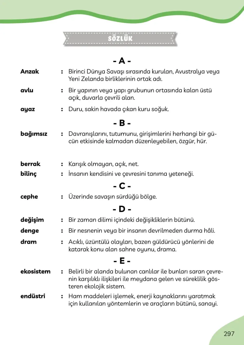 3. Sınıf Türkçe Ders Kitabı Cevapları Meb Yayınları Sayfa 297