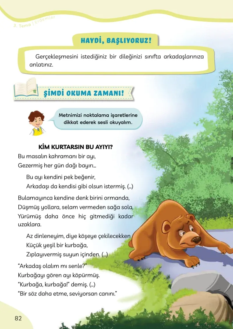 3. Sınıf Türkçe Ders Kitabı Cevapları Meb Yayınları Sayfa 82