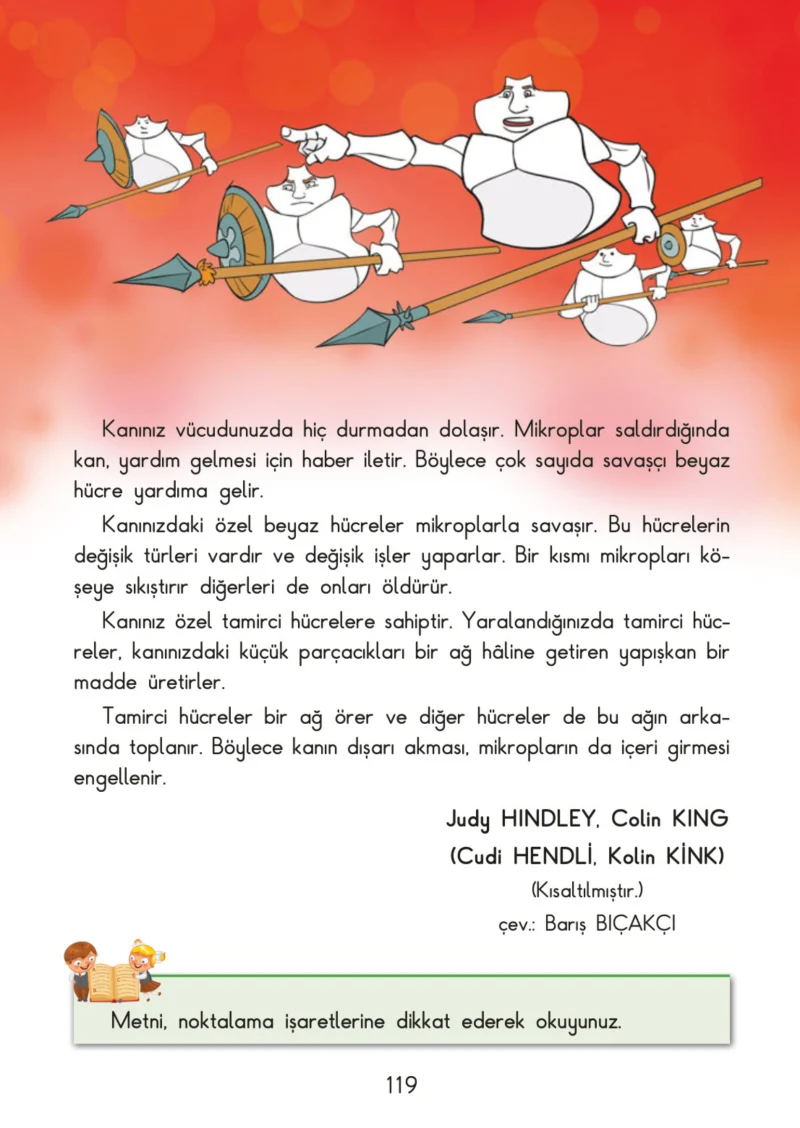 3. Sınıf Türkçe Ders Kitabı Cevapları SDR İpekyolu Yayınları Sayfa 119