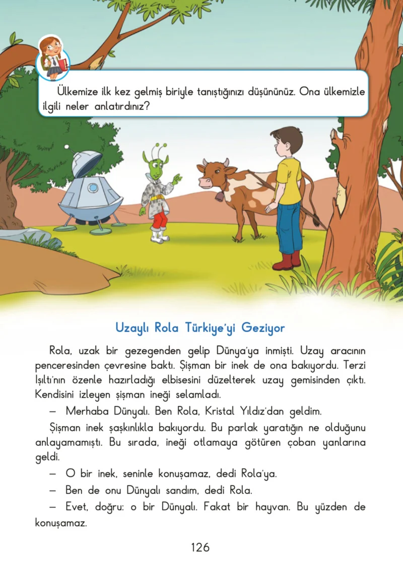 3. Sınıf Türkçe Ders Kitabı Cevapları SDR İpekyolu Yayınları Sayfa 126