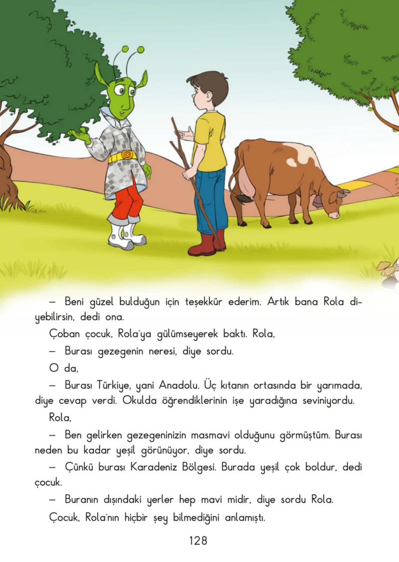3. Sınıf Türkçe Ders Kitabı Cevapları SDR İpekyolu Yayınları Sayfa 128