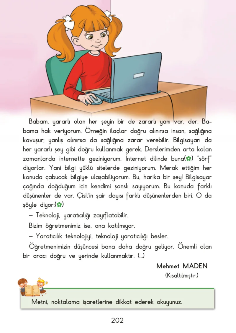 3. Sınıf Türkçe Ders Kitabı Cevapları SDR İpekyolu Yayınları Sayfa 202