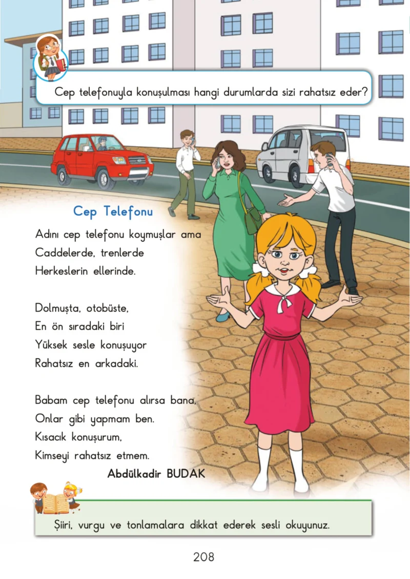 3. Sınıf Türkçe Ders Kitabı Cevapları SDR İpekyolu Yayınları Sayfa 208