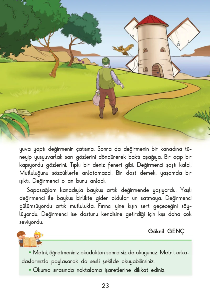 3. Sınıf Türkçe Ders Kitabı Cevapları SDR İpekyolu Yayınları Sayfa 23