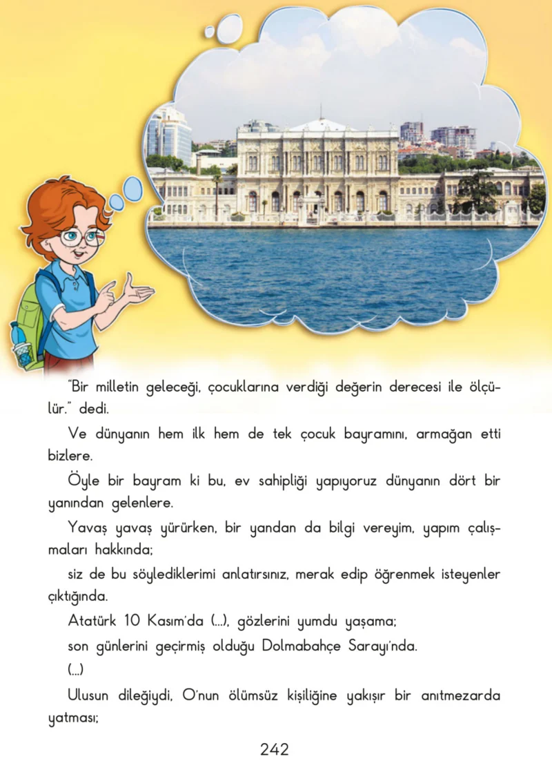 3. Sınıf Türkçe Ders Kitabı Cevapları SDR İpekyolu Yayınları Sayfa 242