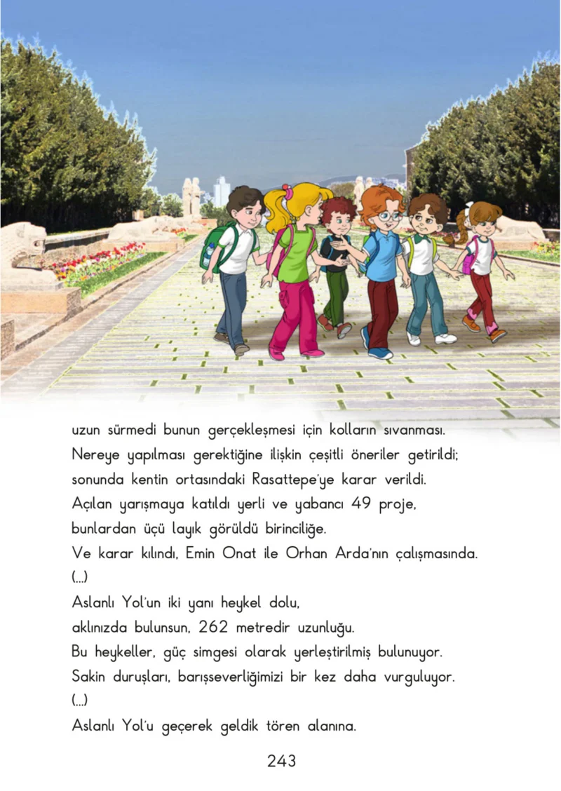 3. Sınıf Türkçe Ders Kitabı Cevapları SDR İpekyolu Yayınları Sayfa 243