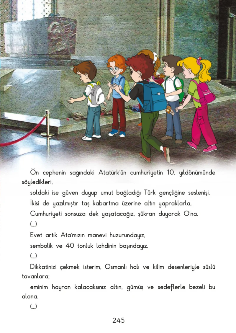 3. Sınıf Türkçe Ders Kitabı Cevapları SDR İpekyolu Yayınları Sayfa 245