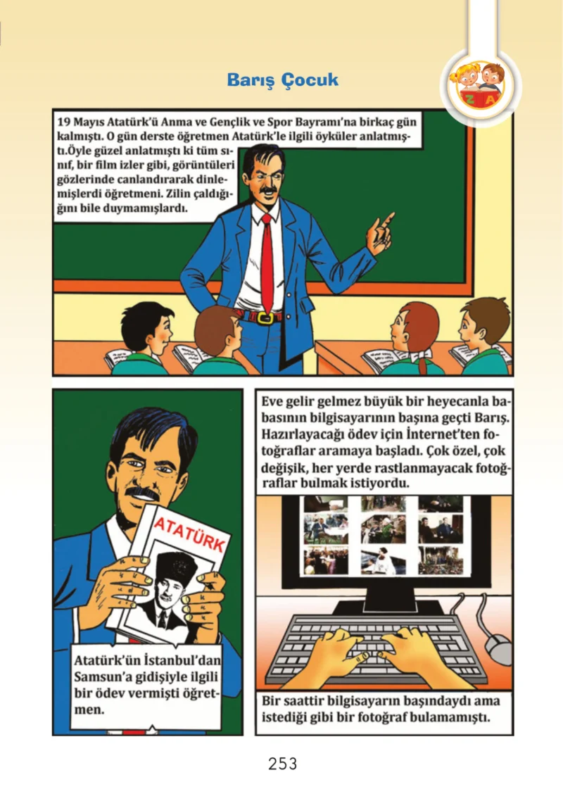 3. Sınıf Türkçe Ders Kitabı Cevapları SDR İpekyolu Yayınları Sayfa 253