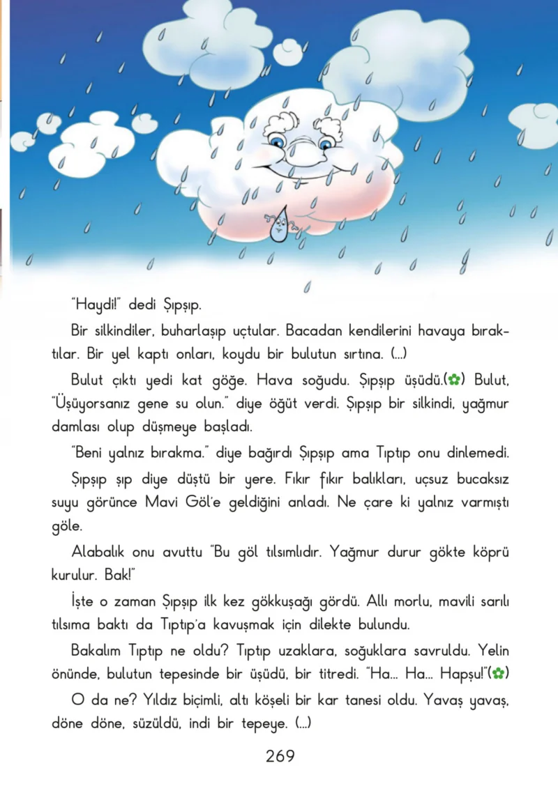 3. Sınıf Türkçe Ders Kitabı Cevapları SDR İpekyolu Yayınları Sayfa 269