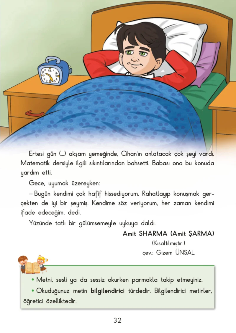 3. Sınıf Türkçe Ders Kitabı Cevapları SDR İpekyolu Yayınları Sayfa 32