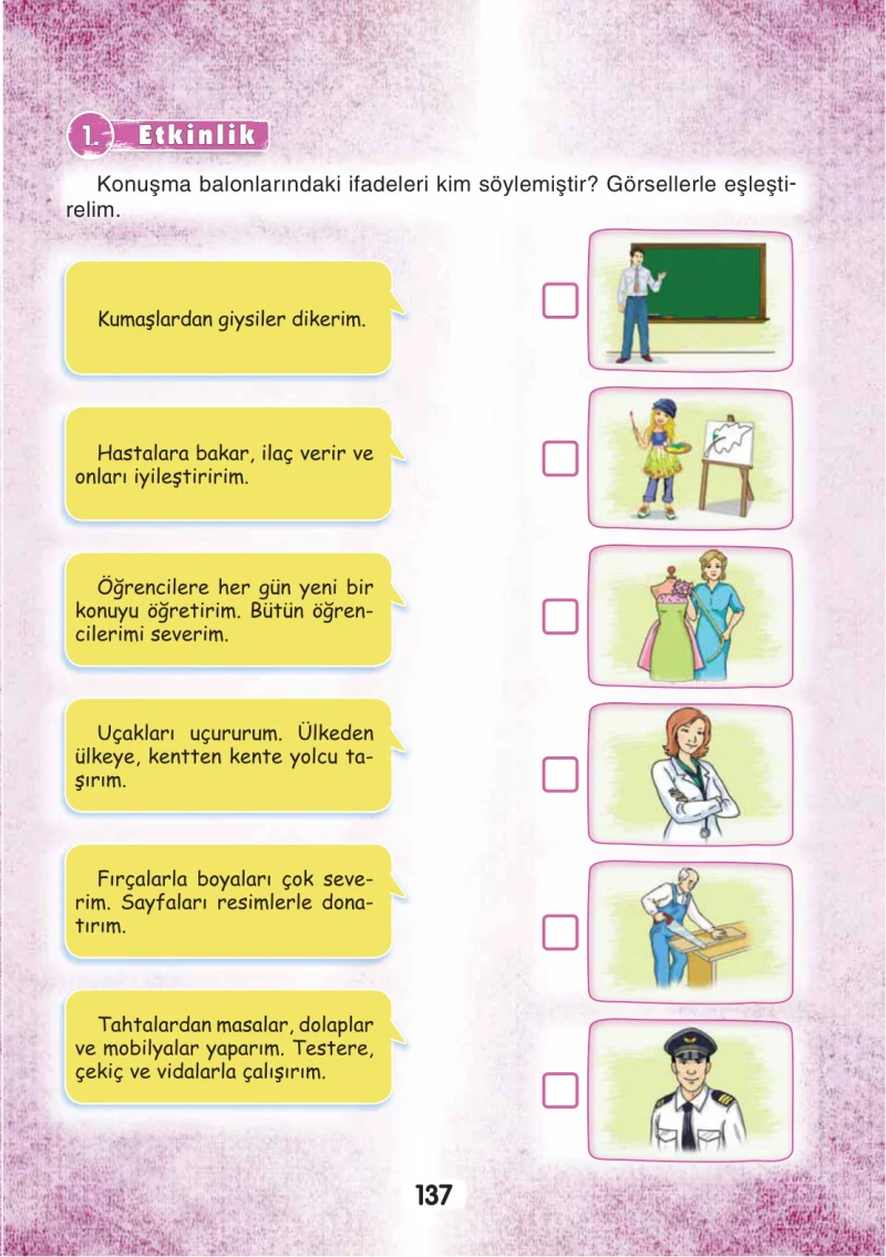 3. Sınıf Türkçe Ders Kitabı Cevapları Sonuç Yayınları Sayfa 137