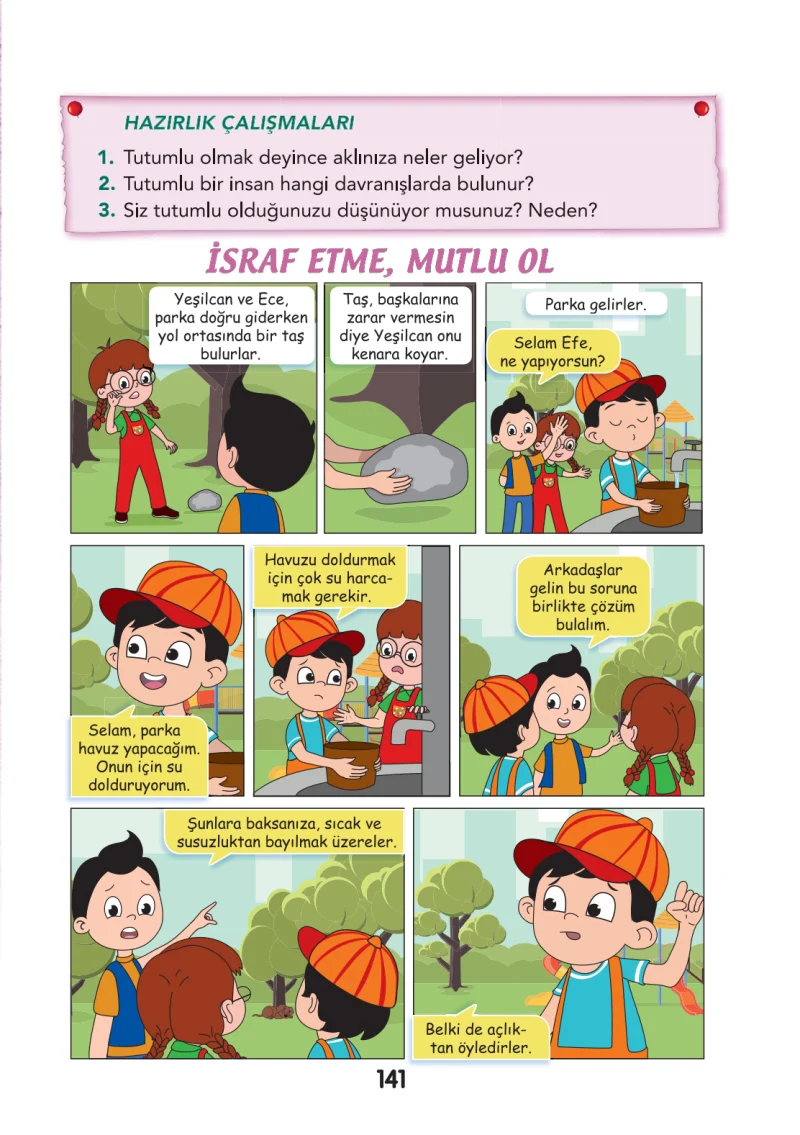 3. Sınıf Türkçe Ders Kitabı Cevapları Sonuç Yayınları Sayfa 141
