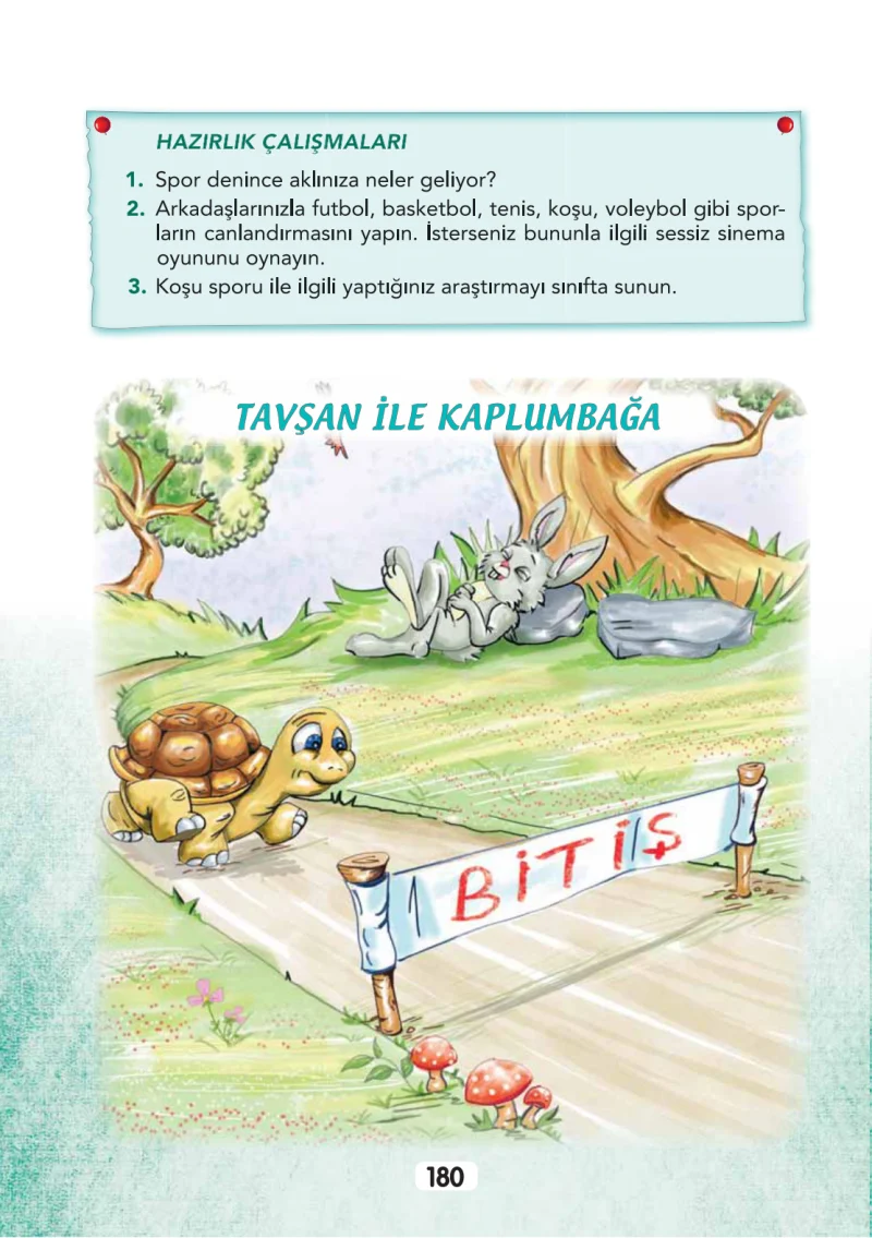 3. Sınıf Türkçe Ders Kitabı Cevapları Sonuç Yayınları Sayfa 180