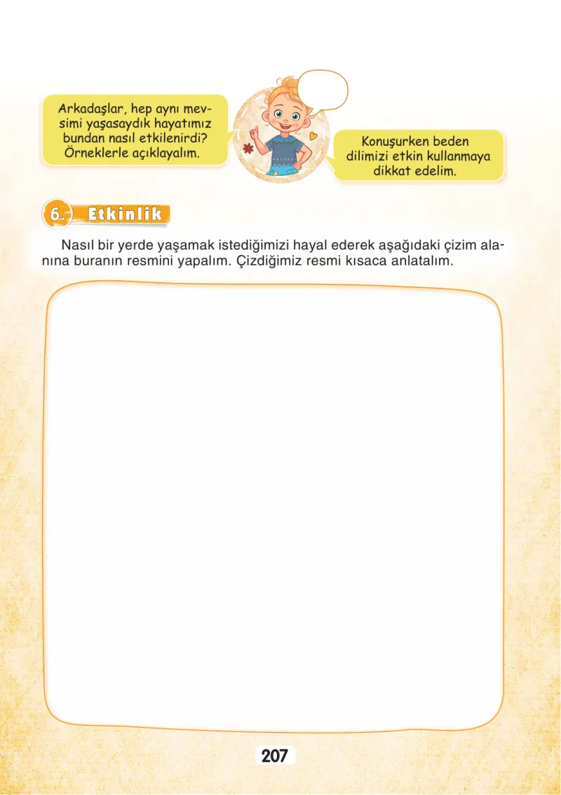 3. Sınıf Türkçe Ders Kitabı Cevapları Sonuç Yayınları Sayfa 207