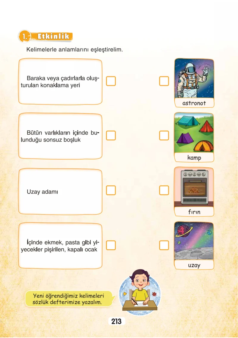 3. Sınıf Türkçe Ders Kitabı Cevapları Sonuç Yayınları Sayfa 213