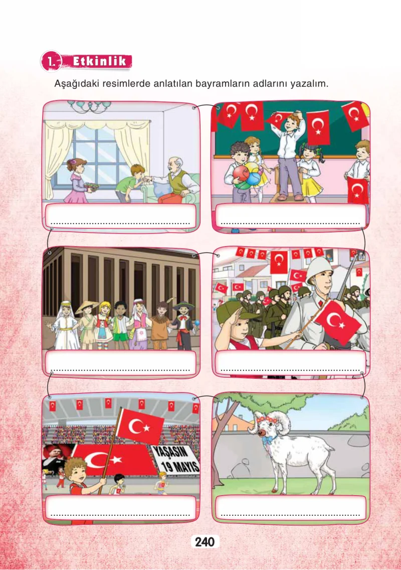3. Sınıf Türkçe Ders Kitabı Cevapları Sonuç Yayınları Sayfa 240