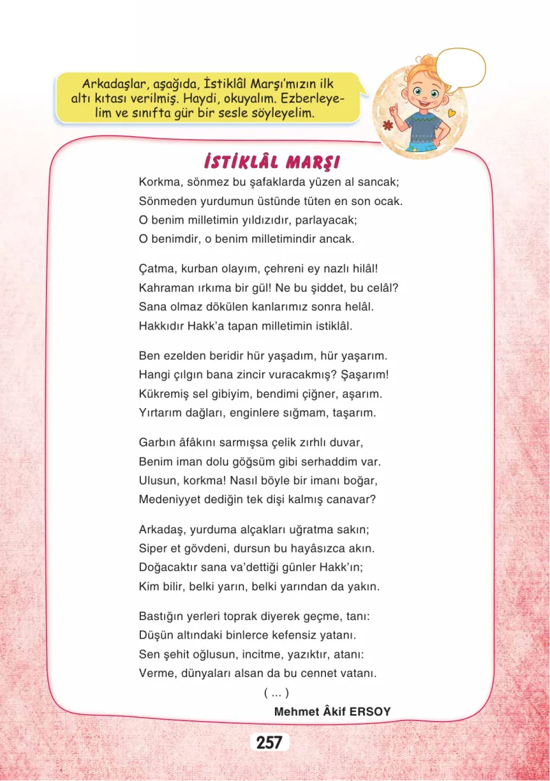3. Sınıf Türkçe Ders Kitabı Cevapları Sonuç Yayınları Sayfa 257